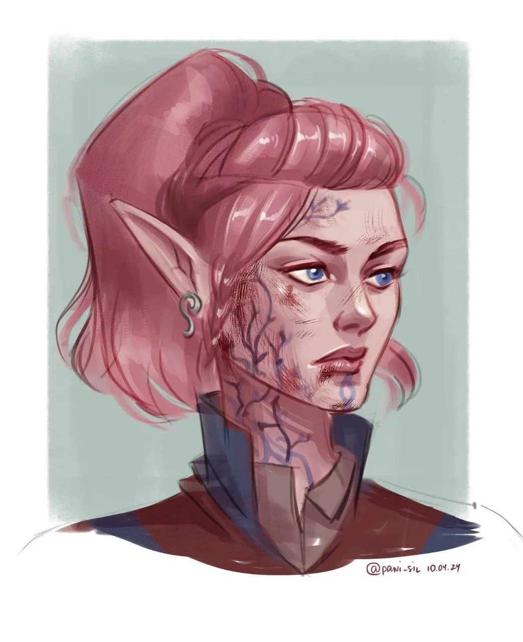 Commissions sketch portrait example 2