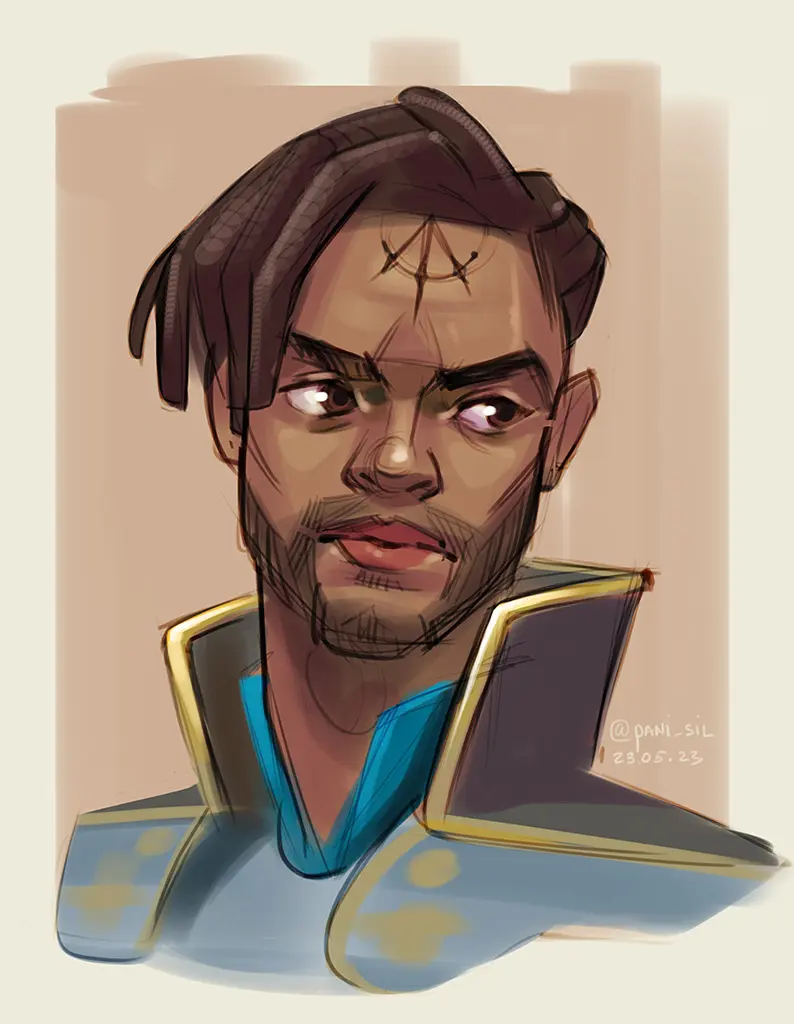 Commissions sketch portrait example 2