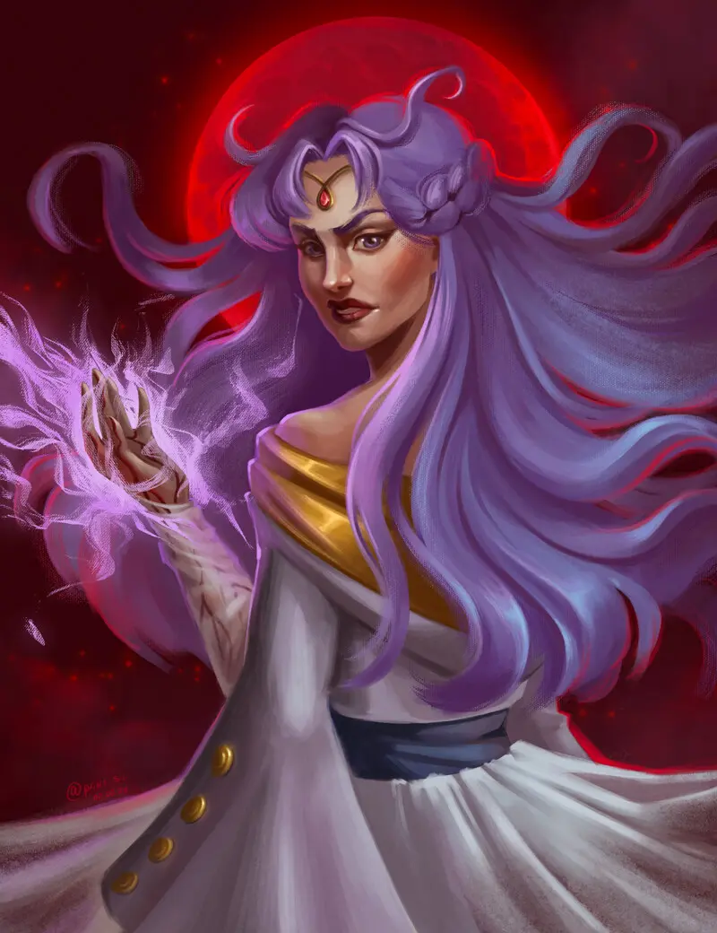 Commissions: character illustration, example 2
