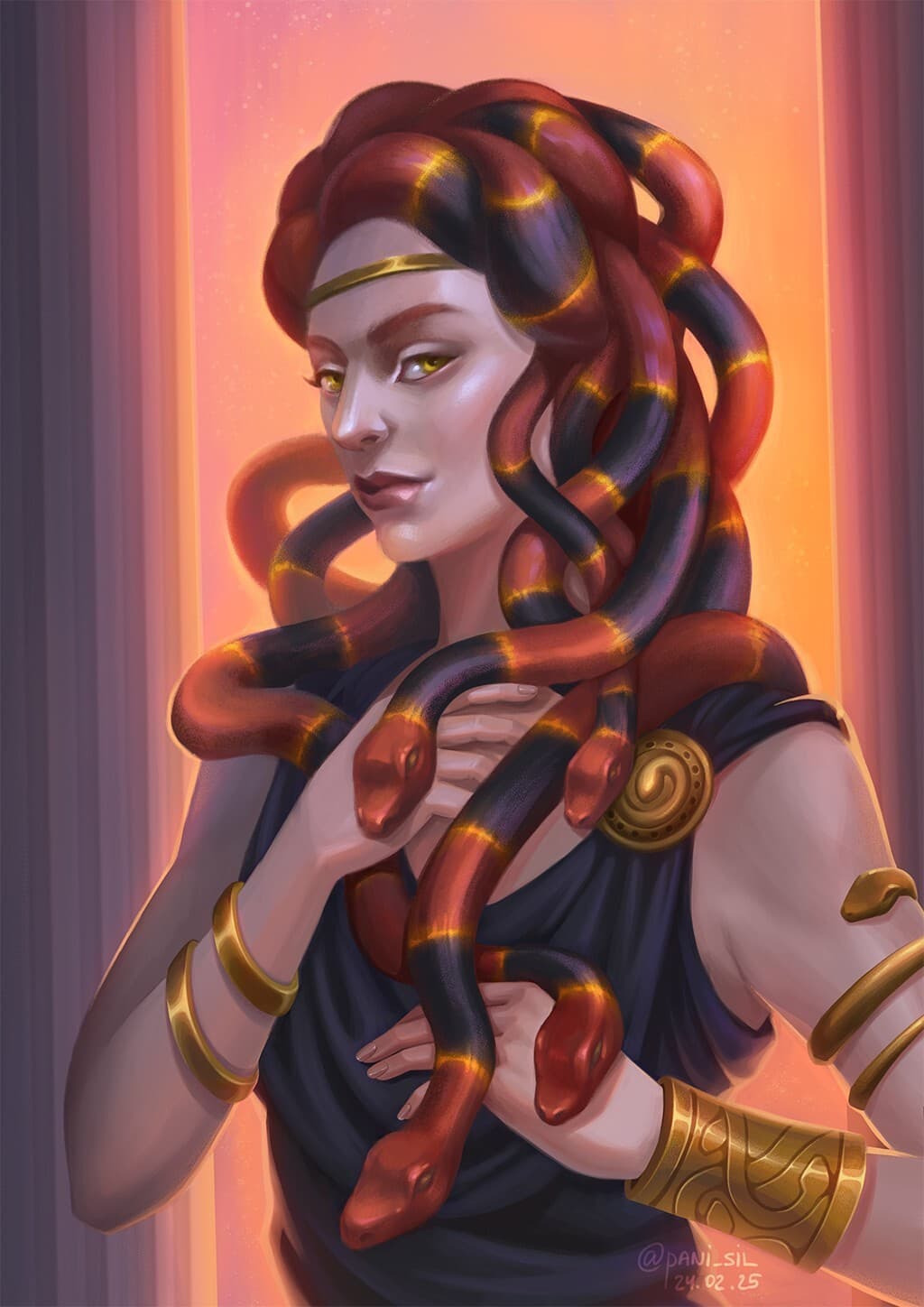 Commissions: character illustration, example 3