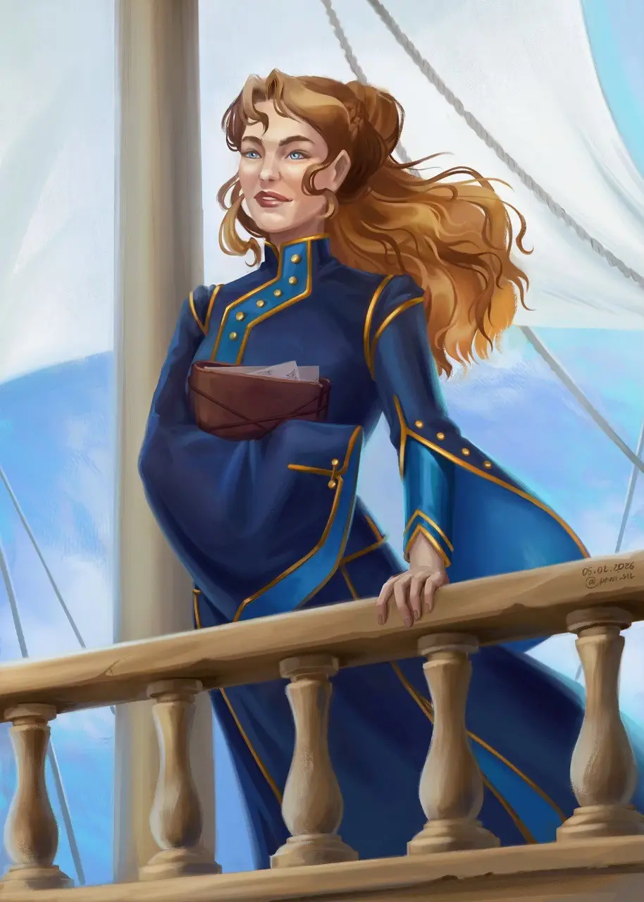 Commissions: character illustration, example 1